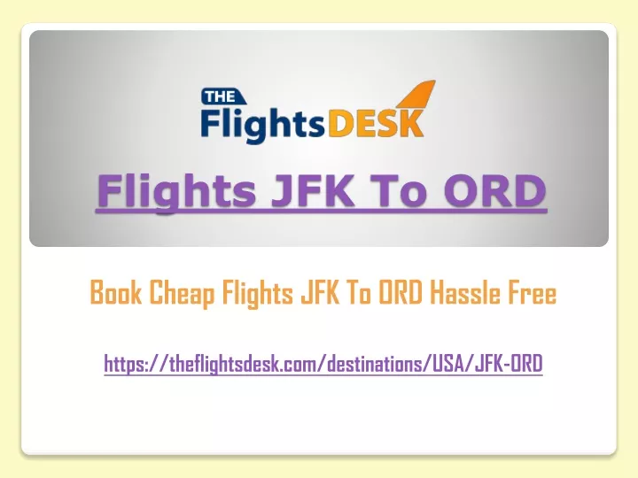 flights jfk to ord