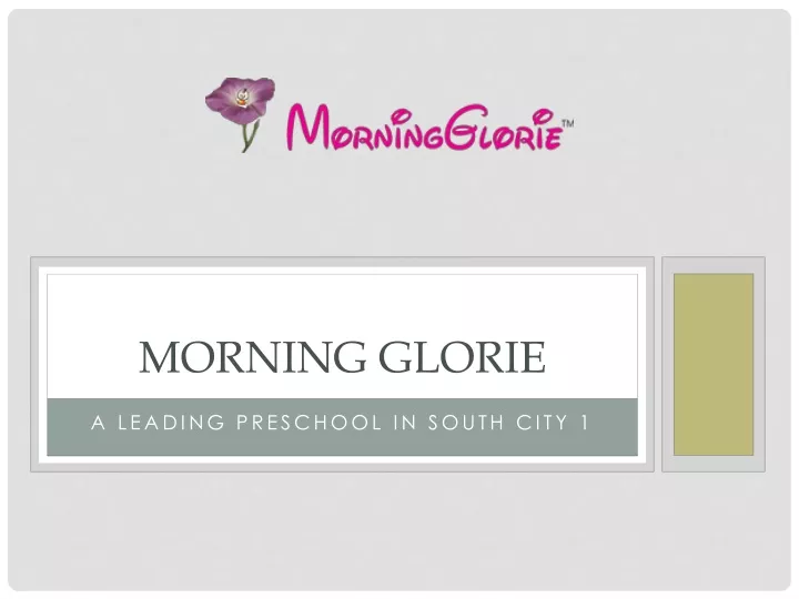 morning glorie