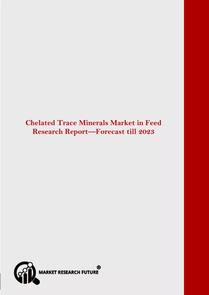 chelated trace minerals market