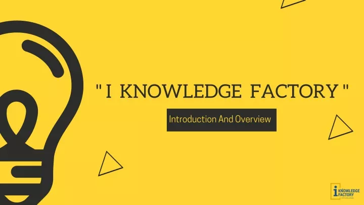 i knowledge factory