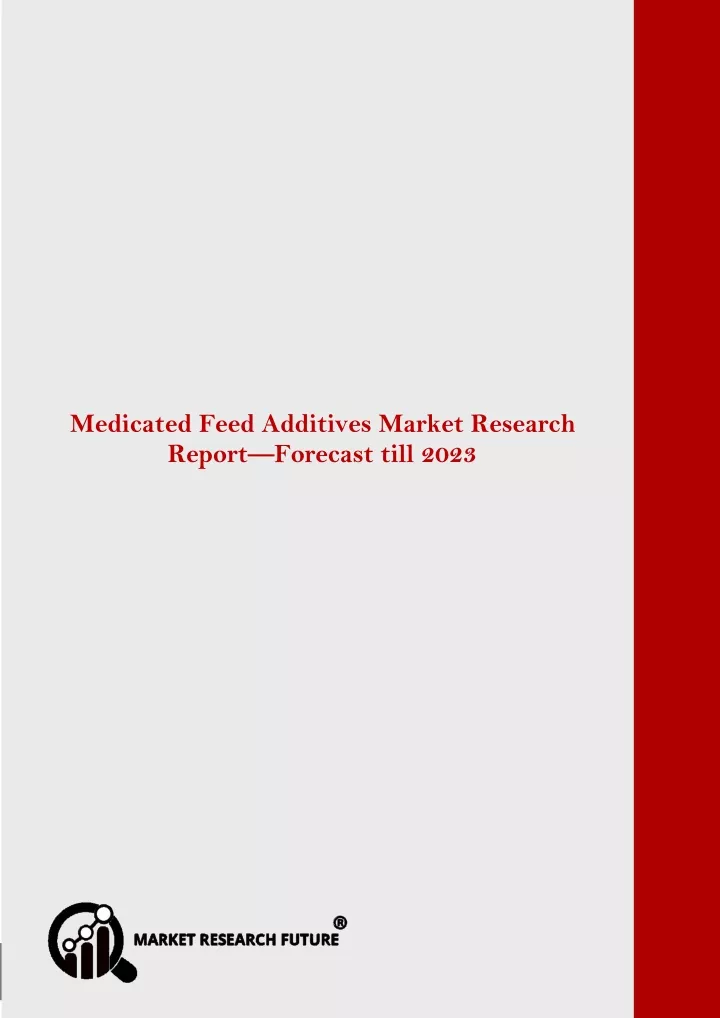 medicated feed additives market