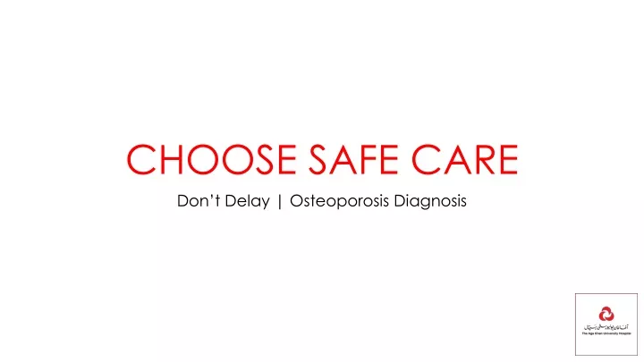 choose safe care