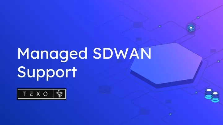 managed sdwan support
