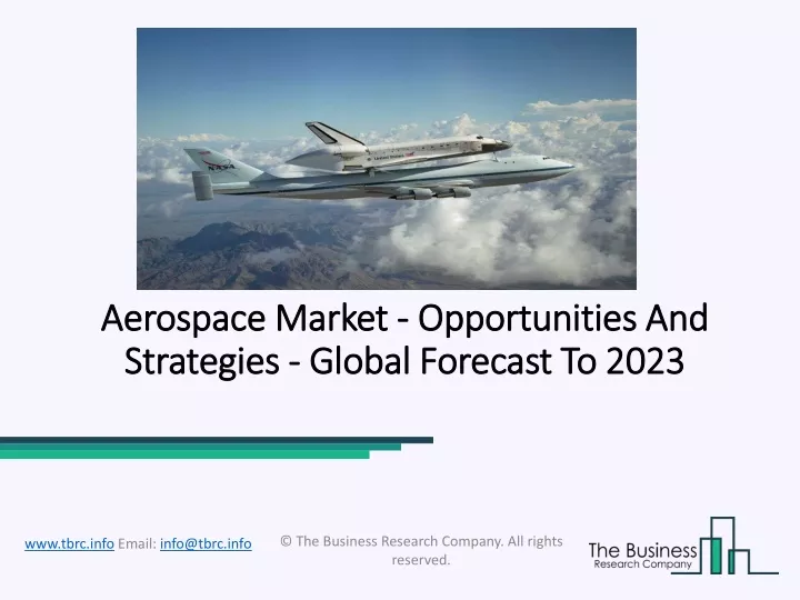 aerospace market opportunities and strategies global forecast to 2023