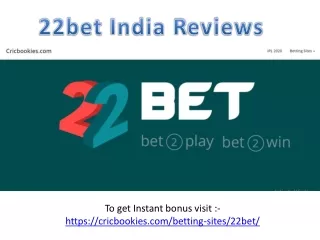 Download 22bet India app from our website
