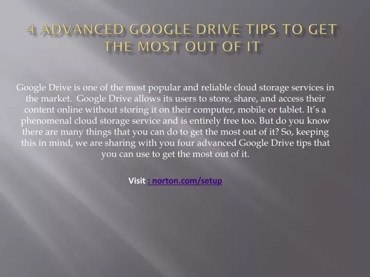 4 advanced google drive tips to get the most out of it