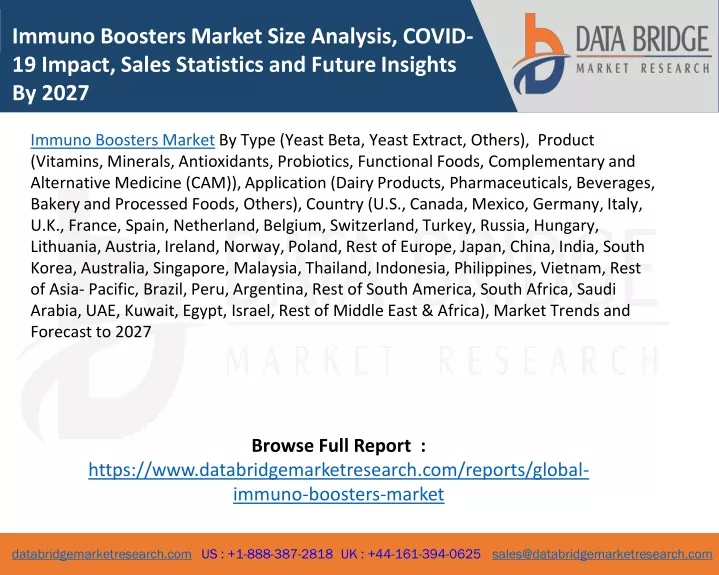 immuno boosters market s ize analysis covid