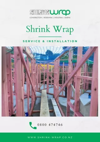 Shrink Wrap Service and Installation | New Zealand