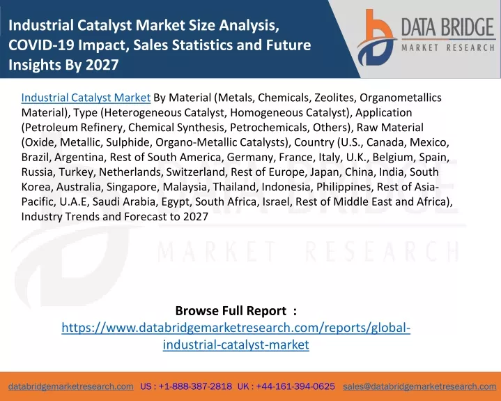 industrial catalyst market s ize analysis covid