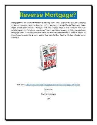 mortgage loans are absolutely handy in purchasing