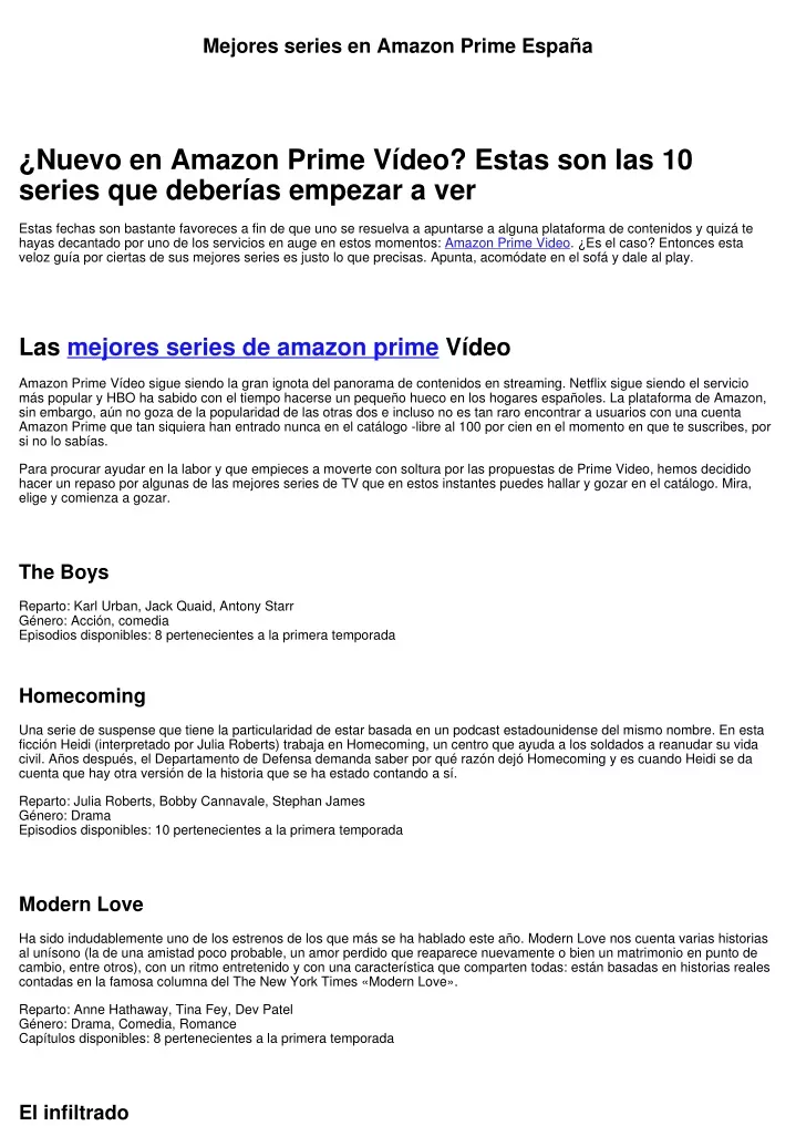 mejores series en amazon prime espa a