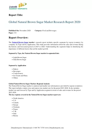 report title