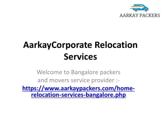 AarkayCorporate Relocation Services, Office Relocation Services