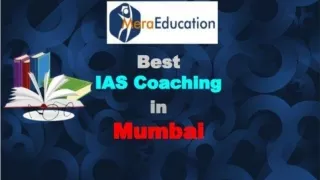 Top IAS Coaching centre in Mumbai - Meraeducation
