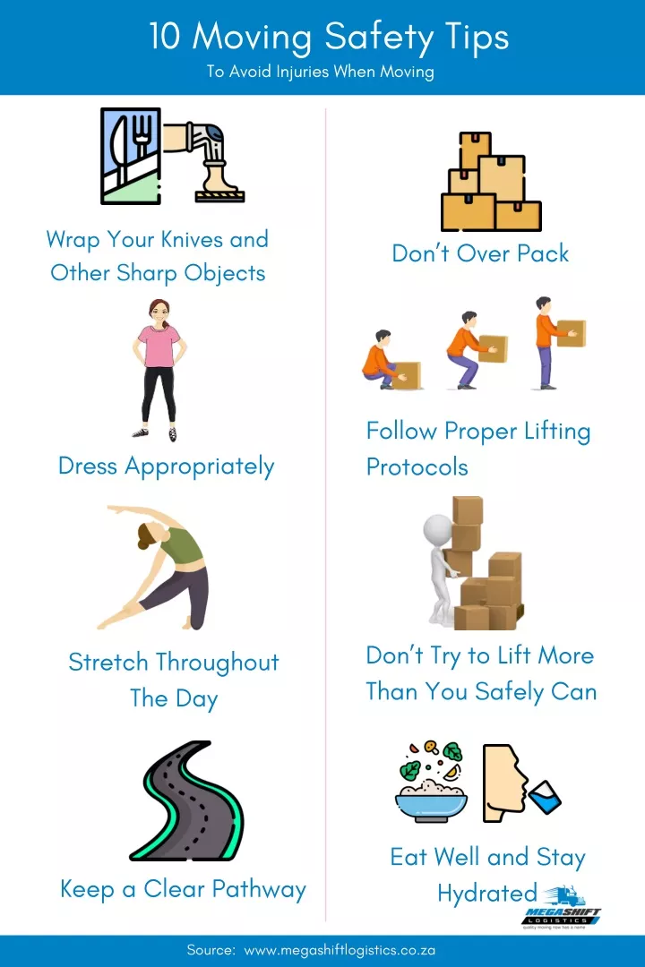 10 moving safety tips to avoid injuries when