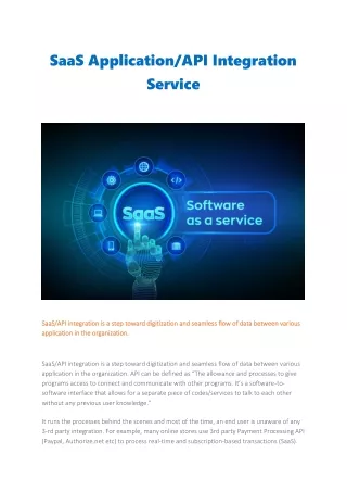 saas application api integration service