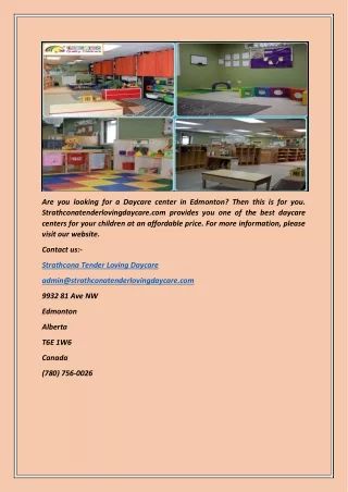 are you looking for a daycare center in edmonton