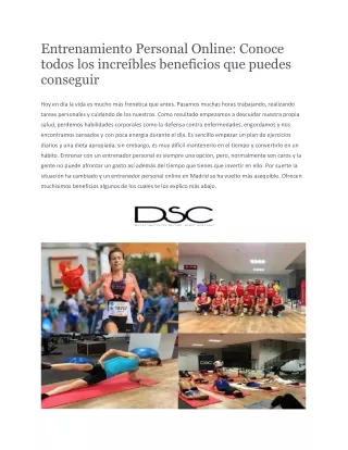 Centro de Entrenamiento Personal Albacete | dscentrenamientopersonal.com