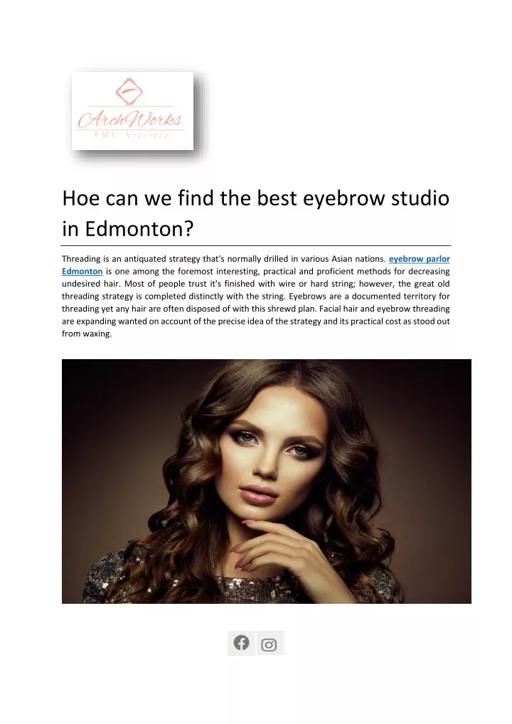 hoe can we find the best eyebrow studio