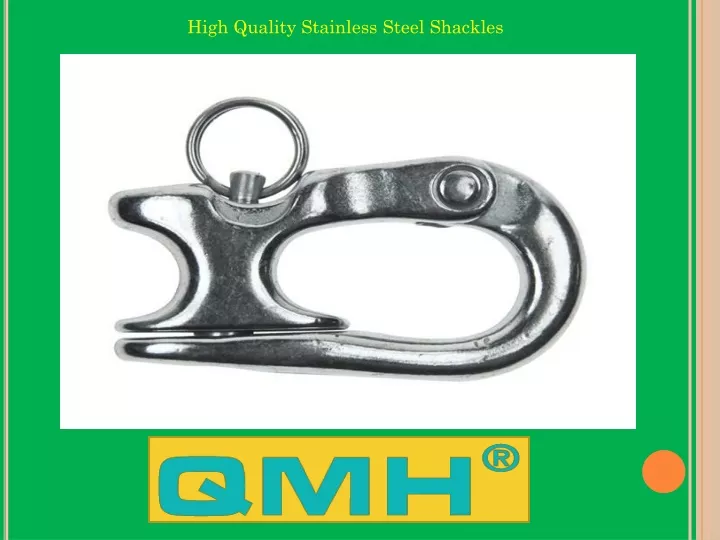 high quality stainless steel shackles