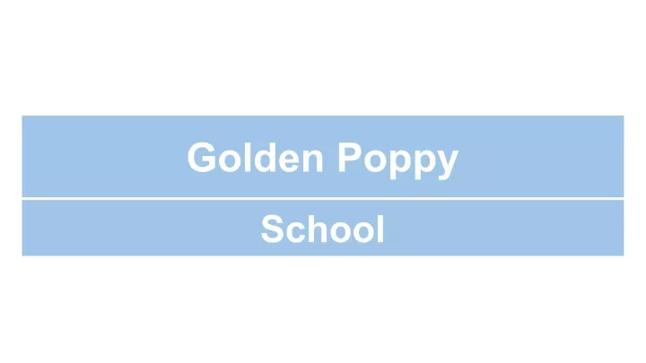 golden poppy