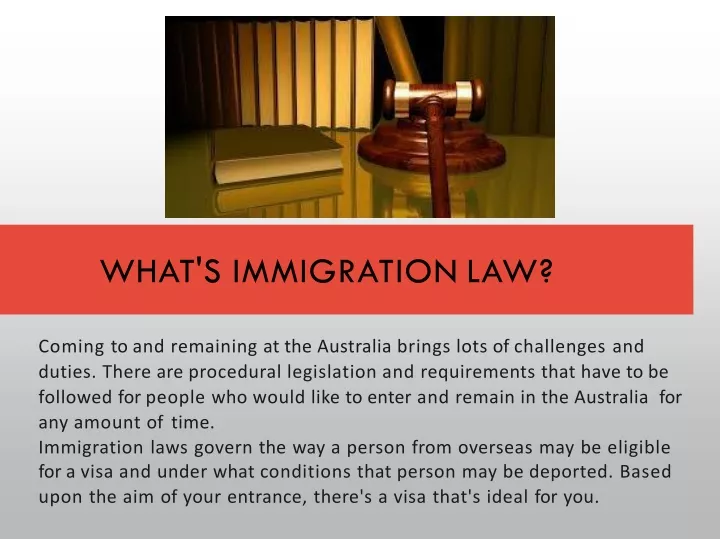 what s immigration law