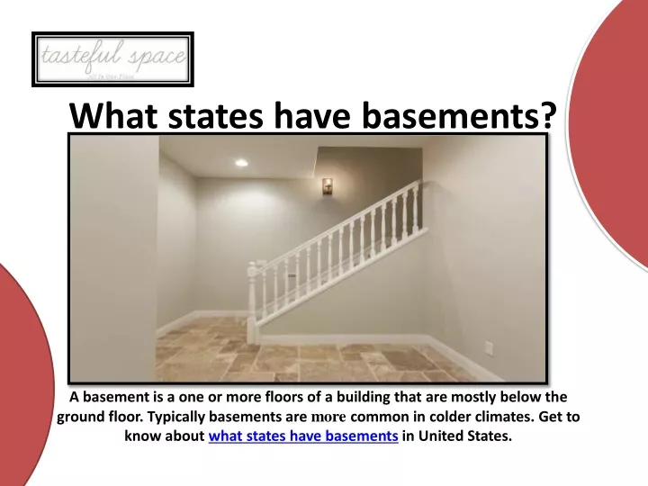 what states have basements