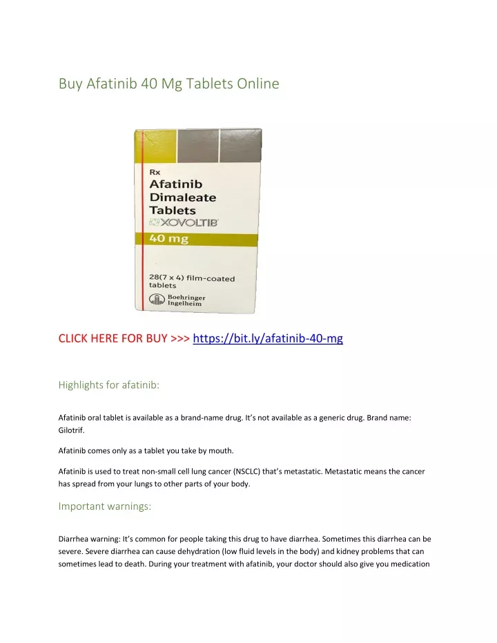 buy afatinib 40 mg tablets online