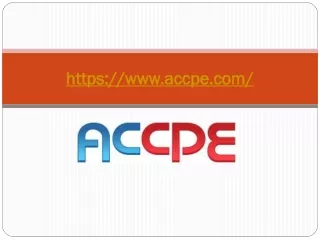 Continuing Education | American Center For Continuing Professional Education | ACCPE