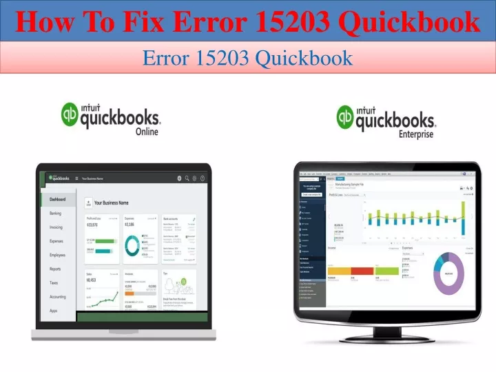 how to fix error 15203 quickbook