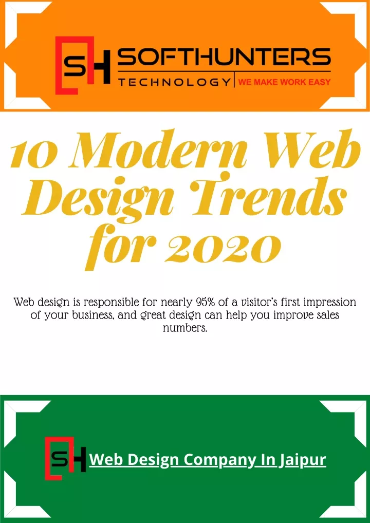 10 modern web design trends for 2020