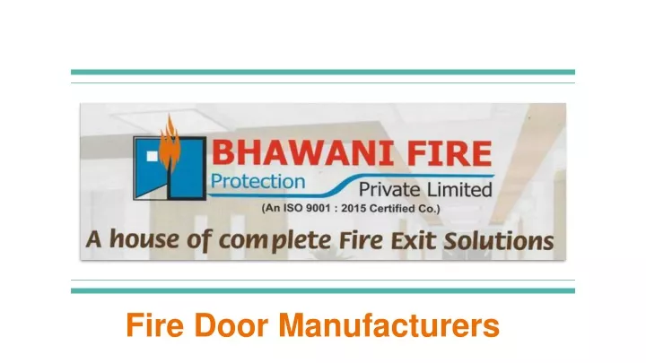 fire door manufacturers