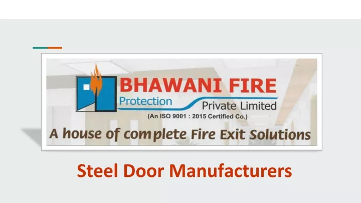 steel door manufacturers