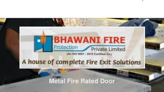 TOP Metal Fire Rated Door Manufacturers