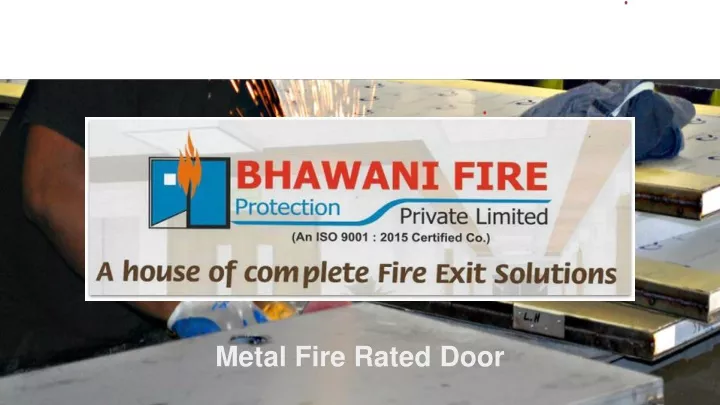 metal fire rated door
