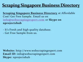 scraping singapore business directory