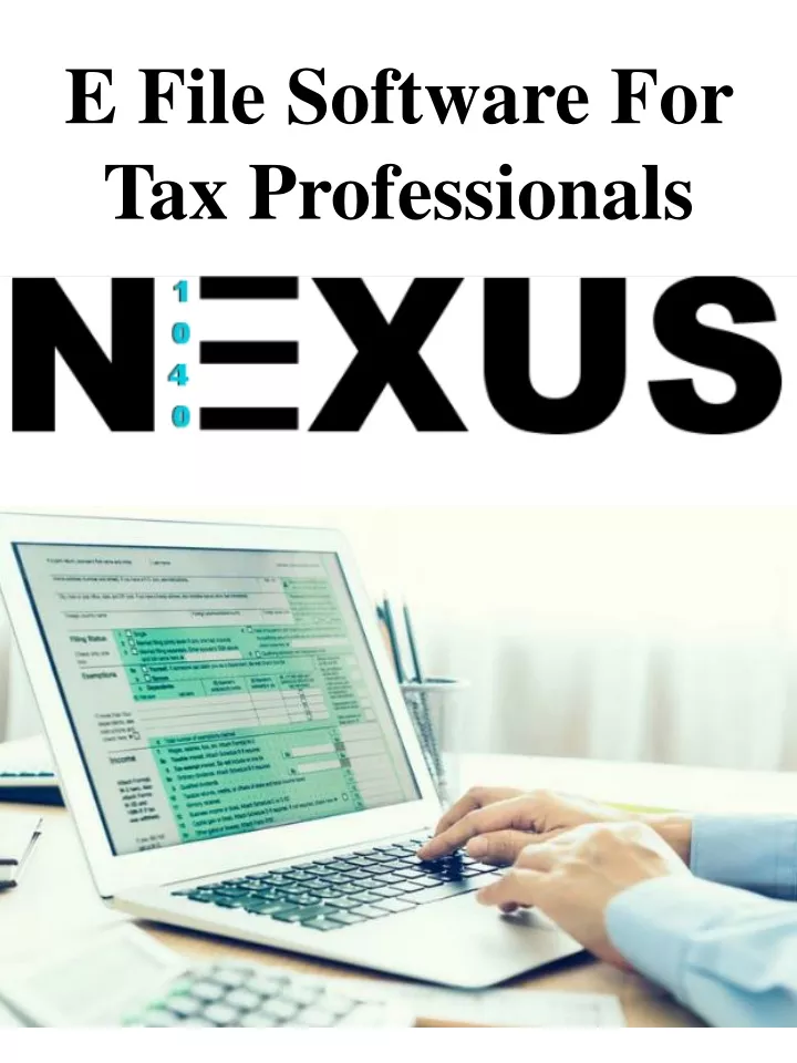 e file software for tax professionals