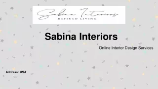 Luxury Home Interior Design by Sabina Interiors