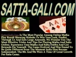 Satta matka - slide 1