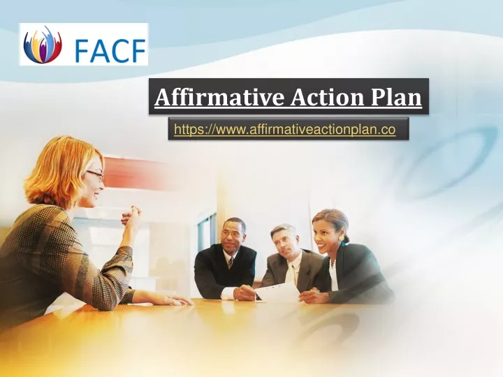 affirmative action plan