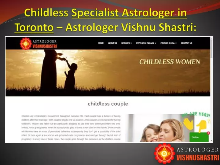 childless specialist astrologer in toronto astrologer vishnu shastri