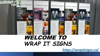 welcome to wrap it signs