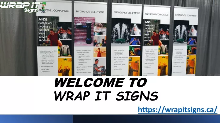 welcome to wrap it signs