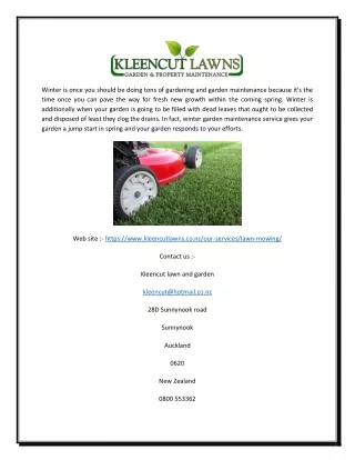 local lawn care services | Kleencut Lawns