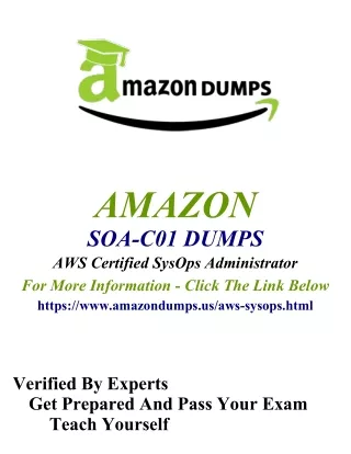 amazon soa c01 dumps aws certified sysops
