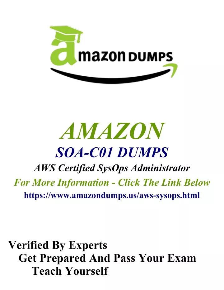 amazon soa c01 dumps aws certified sysops