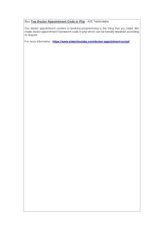 buy top doctor appointment code