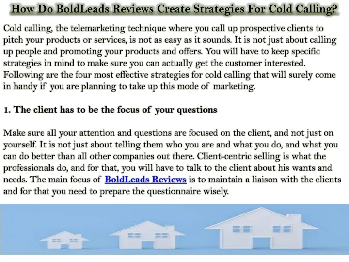 how do boldleads reviews create strategies