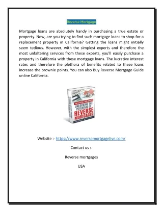 mortgage loans are absolutely handy in purchasing