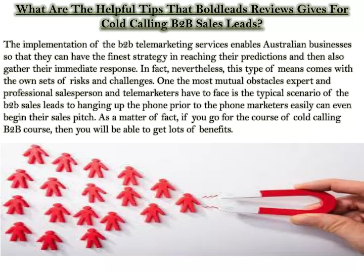 what are the helpful tips that boldleads reviews